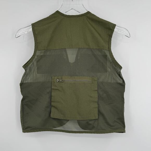 Mount Rainier Jr. Ranger youth vest XL activity outdoor hiking trail camp green - Picture 4 of 9